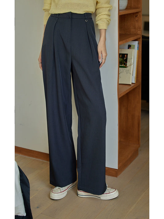Mixdemind High Waist Drooping Slim Casual Suit Pants