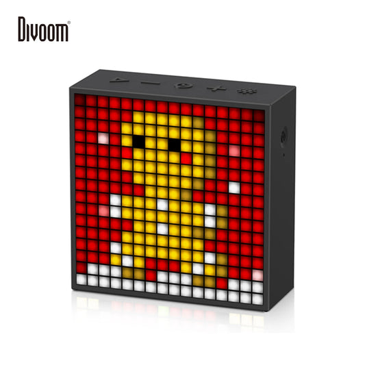 Divoom Timebox Evo Bluetooth Portable Speaker with Clock Alarm Programmable LED Display for Pixel Art